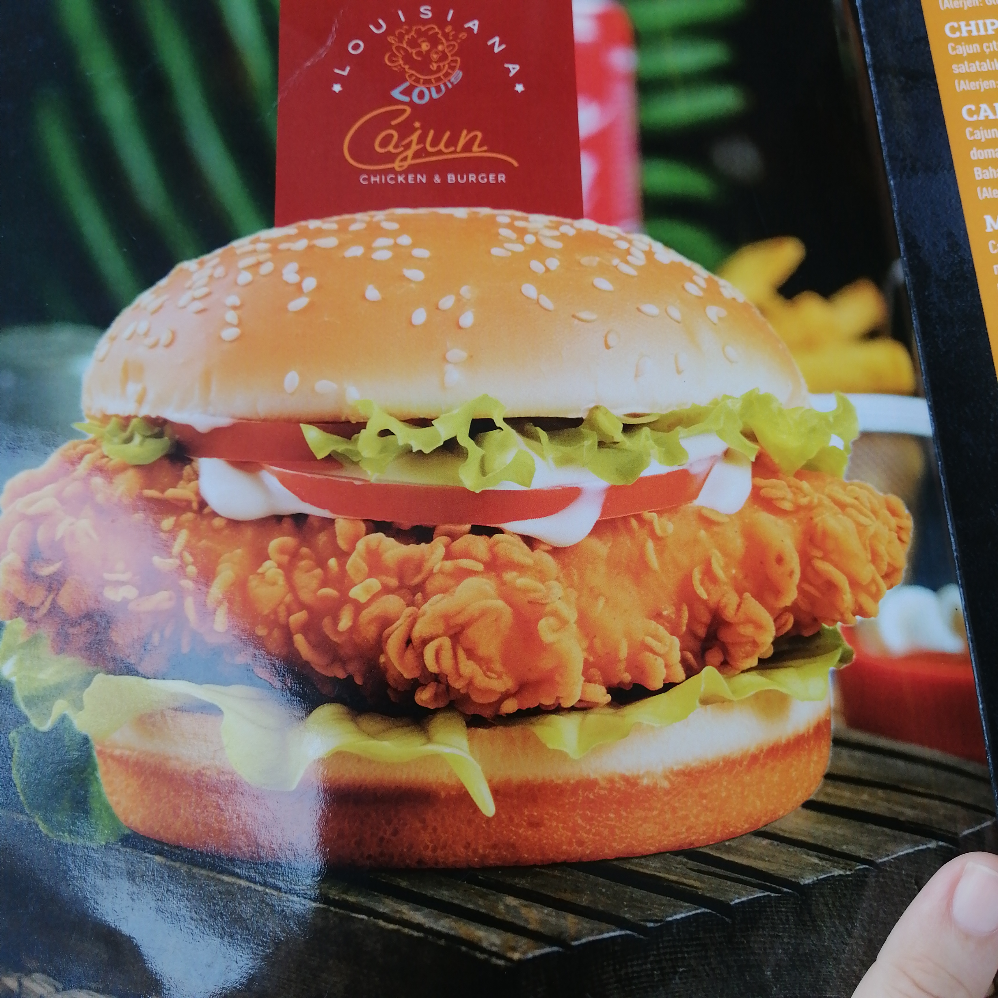 Double Cajun Burger