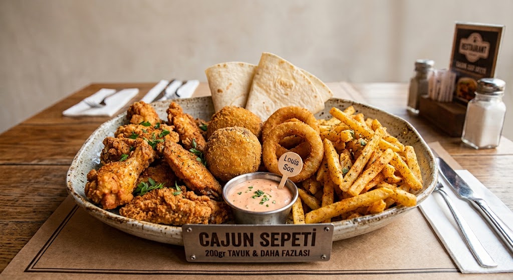 3Lü Karışık Cajun Sepeti