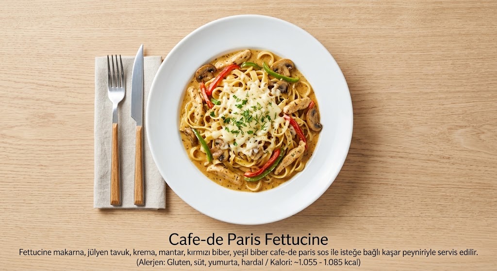 Cafe-de Paris Fettucine