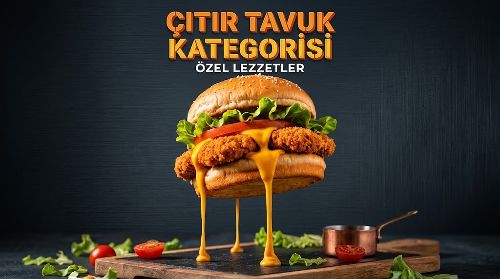 Cajun Tavuk Burger